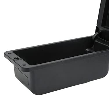 Imagem de Caixa de Armazenamento de Console Central Aramox, Caixa de Apoio de Braço de Carro Couro Artificial Aliviar Fadiga de Braço Console Central Substituição de Contêiner para 208 2012-2018