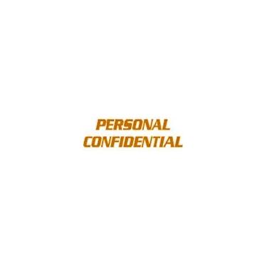 Imagem de Carimbo de autotintagem confiável pessoal - Laranja