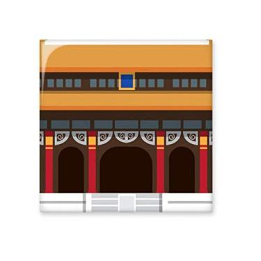 Imagem de China Arquitetura Tian'anmen padrão azulejo de cerâmica brilhante decalque de tijolos vitrificados