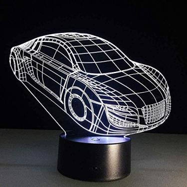 Imagem de Boutiquespace Luz noturna 3D, futebol com 7 cores que mudam de cor, controle inteligente de botão de toque para sala de estar, quarto, decoração de casa, brinquedos de presente criativos, -Gs682