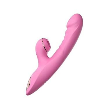 Imagem de Vibrador Recarregável Rabbit Silicone Cirúrgico 7 Tipos de Vibrações e Sucção - DB071