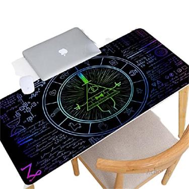 Imagem de XIAOBING Mouse pad de jogo de animação grande e moderno, tapete de borracha para computador, jogador, notebook, mesa (4, 300 x 800 x 2 mm/11,831,50,08 cm)