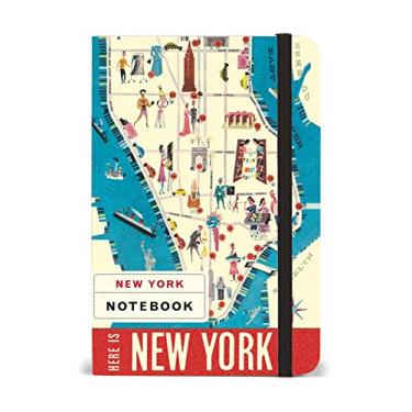 Imagem de Caderno Cavallini Papers Cavallini com mapa da cidade de Nova York 10 x 15 cm