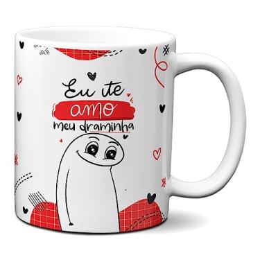 Imagem de Caneca Flork Namorados Eu Te Amo Meu Draminha Casal Fofo (Branca)