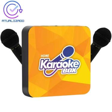 Imagem de Aparelho De Karaoke Com Sistema Home + 2 Mic + Caixa De Som