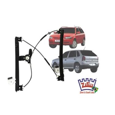 Imagem de Maquina Vidro Gol Saveiro G2 G3 G4 4p Diant Dir Motor Orig