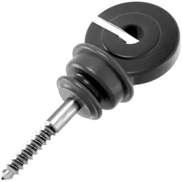 Imagem de Isolador Gancho Curto Anel Cerca Elétrica Rural 50 Unidades