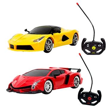 Imagem de Carro Controle Remoto Lxz Car 4 Funcoes 2,4Gh Z Com Luz E Efeito Fumaca, DM Toys