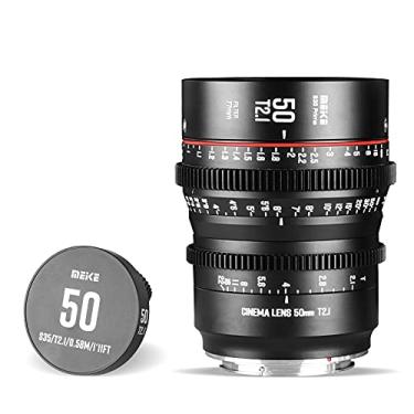 Imagem de Meike 50 mm T2.1 Super 35 Prime lente de foco manual para câmera EF-Mount Cine compatível com Canon C200 C300 II, RED Komodo, BMPCC 6K, Z CAM E2-S6 BMPCC 6K Pro