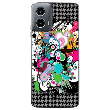 Imagem de Capa Adesivo Skin022 Verso Para Motorola Moto G34 5G