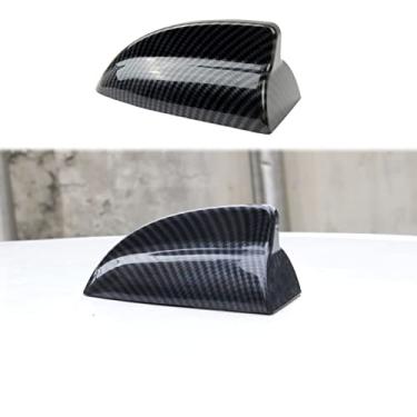 Imagem de Antena de teto de fibra de carbono acabamento em forma de barbatana de tubarão para Dodge Challenger Charger 2009-2022