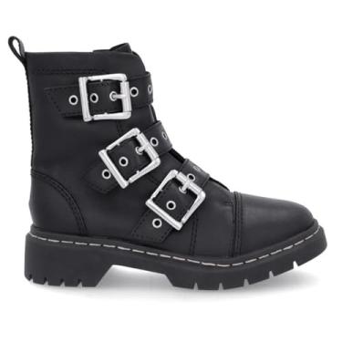 Imagem de Coturno Usaflex Feminino Em Couro Tratorado Fivelas Preto Al1303001 33