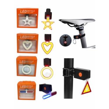 Imagem de Lanterna Sinalizador Traseira Bike Bicicleta Á prova D'água LB040