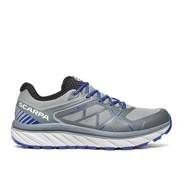 Imagem de SCARPA Tênis de trilha masculino Spin Infinity GTX Gore-Tex à prova d'água para trilha e corrida, Cinza/azul escuro, 9.5 Women/8.5 Men