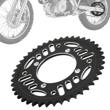 Imagem de IUVWISN Motocicleta 428 43T Roda dentada traseira 76 mm CNC para CRF XR SSR Apollo RFZ TaoTao 50 70 90 110 125 140 150 160 170 Chinese Pit Dirt Bike preta