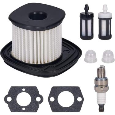 Imagem de Drblawi Compatível com filtro de ar 4241-140-4400 para soprador de folhas Stihl BG86 BG56 BG66 SH86 SH86C substitui OEM 4241-140-4403 4241-140-4404 com kit de junta de lâmpada de filtro de combustível