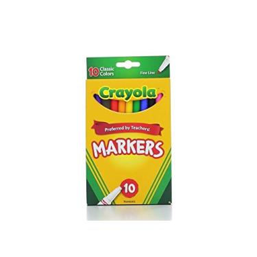 Imagem de Crayola 58-7726 Fine Line clássico Marcadores cores sortidas 10 Contagem, 2 Pack