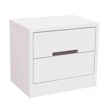 Imagem de Mesa de Cabeceira 2 Gavetas Kappesberg S822 - Branca
