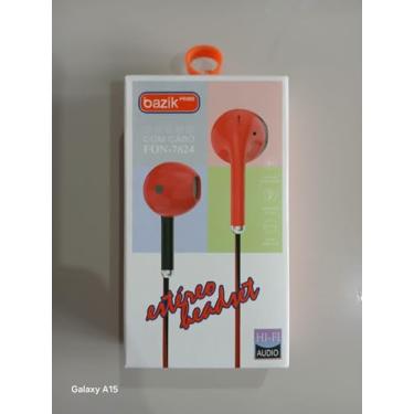 Imagem de Fones de ouvido com cabo, Fon-7624, Oazik Prime, Cor Vermelho