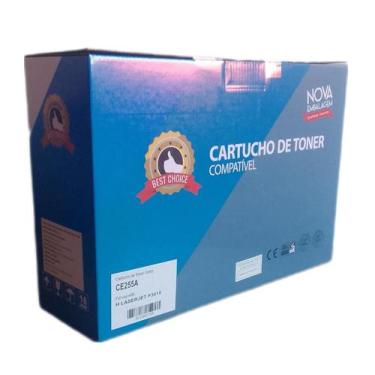 Imagem de Cartucho de toner compatível ce255a 6k preto marca best choice - 1 uni
