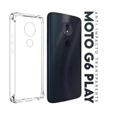 Imagem de Capa Anti Shock Transparente Para Moto G6 Play Xt1922 5.7 - Cell In Po