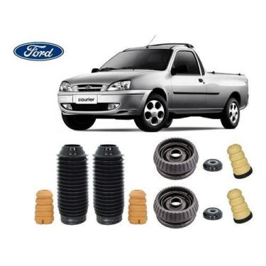 Imagem de 4 Kit Coxim Rolamento Batente Coifa Do Amortecedor Dianteiro Traseiro 