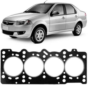 Imagem de Junta Cabeçote Motor Siena 1.0 1.3 1.4 8v 98 a 2016 Fibra Sabó - Sabo