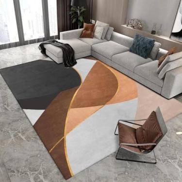 Imagem de Tapete para sala de estar, decoração de quartos, tapetes geométricos, tapete de cabeceira para quarto, sofá para casa, mesa de chá, tapete lateral, flanela 4.160 x 200 cm 63 x 78,7 pol.
