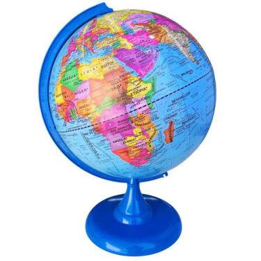 Imagem de Globo Terrestre Político 30 cm Diâmetro - Studio Régua Azul - Libreria