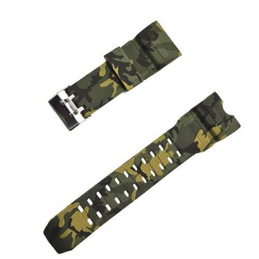 Imagem de Pulseira Para Relógio Skmei 1155 Original Camuflada Verde, Camuflada V