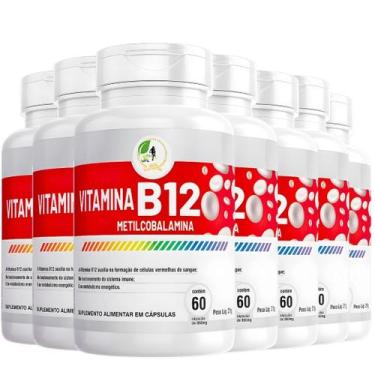 Imagem de Kit C/7 Vitamina B12 Metilcobalamina 60 cápsulas - Fits Life