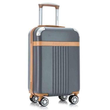 Imagem de Mala De Bordo Santino Abs 4 Rodas 360 Graus Athena Cinza Esc