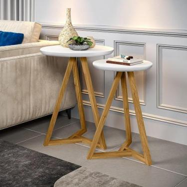 Imagem de Mezanino Lateral Classic Branco/Nature - Tebarrot