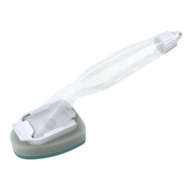 Imagem de Esponja Lava Louça Com Dispenser Reservatório De Detergente - Flash Li