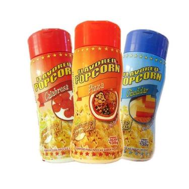 Imagem de Combo nº 3 - Pizza, Cheddar e Calabresa - Flavored Popcorn