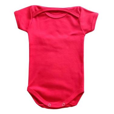 Imagem de Body Manga Curta Liso Unissex - Mellane Baby, Vermelho, PP