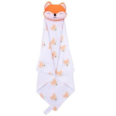 Imagem de Naninha para Bebê de Bichinho de Pelúcia com Prendedor de Chupeta Raposa