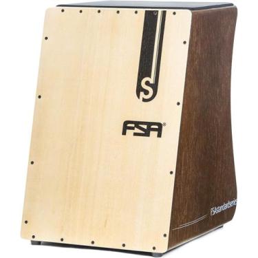 Imagem de Cajon Elétrico FSA Standard FS2508 Captação Dupla Tabaco