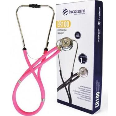 Imagem de Estetoscópio Rappaport Er100 Incoterm, ROSA