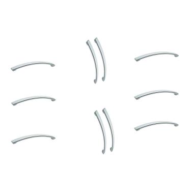 Imagem de Sofisticado Puxador p/ Móveis Consultórios Médicos - 10 Pçs