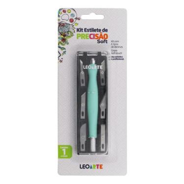 Imagem de Kit Estilete de Precisão c/6 Tipos de Lâmina - LEONORA 
