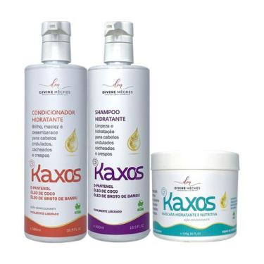 Imagem de Kit Divine Mèches Kaxos Shampoo + Condicionador + Máscara