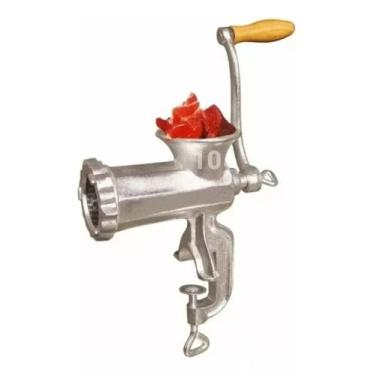 Imagem de Moedor Manual De Carnes Maquina Fazer Linguiças Hamburguers - Dasshaus