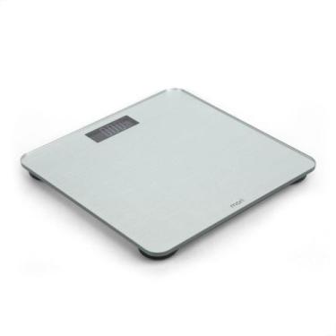Imagem de Balança Corporal Digital Banheiro Display Lcd 180kg - MORI, Prata