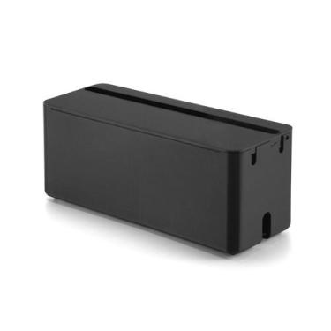 Imagem de Caixa Plástica Organizadora de Fios e Cabos Régua de Energia Organiza 