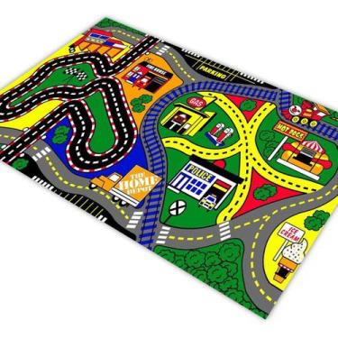 Imagem de Pista para Carrinho Hotwheels Cidade Trilho Trem 1,8x1,2m - PlimShop