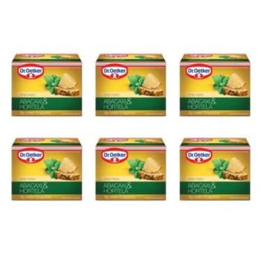 Imagem de 6un Chá De Abacaxi Com Hortelã 10 Sachês - Dr. Oetker, CHAS MISTOS 10 