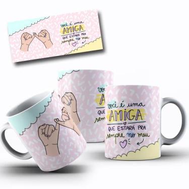 Imagem de Caneca Branca Amigas Amizades Mod.8 - Alabama Stamp