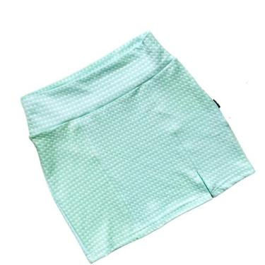 Imagem de Saia xadrez quadriculada com fenda na lateral estampa vichy - LUSH!, V