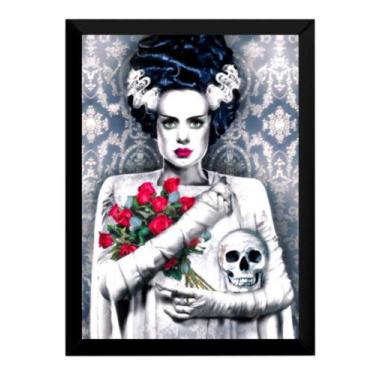 Imagem de Quadro A Noiva De Frankenstein Arte Poster Moldurado - Fanarte